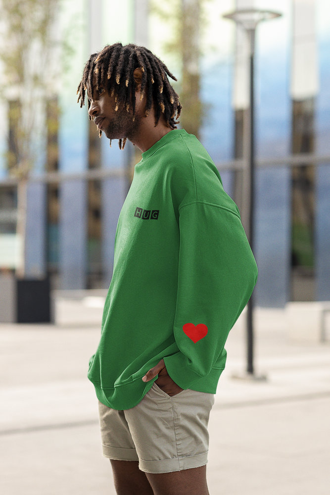 
                  
                    HUG One's heart on One's sleeve
                  
                