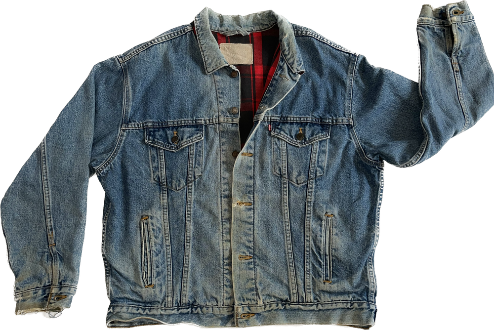 Flannel lined levi jacket deals